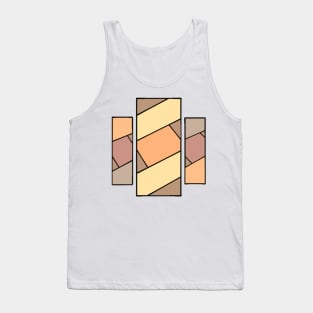 Satisfying colors with satisfying shapes and lines Tank Top